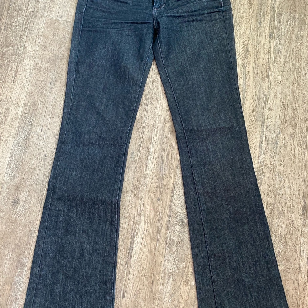 Paige Stovepipe Jeans in Dark Wash